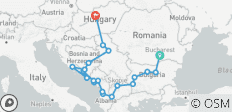  14 days Balkans Experience from Bucharest to Budapest - 20 destinations 