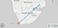 South African Eco Journey - 3 Destinationen 