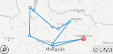  Highlight Tour in Mongolia - 10 destinations 