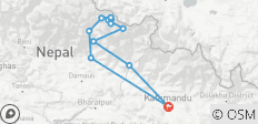  Manaslu Circuit Trekkingreise - 12 Destinationen 