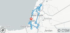  Highlights of the Holy Land Best Experience - 8 Days - 25 destinations 