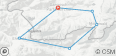  Walking Bavaria Tyrol around Mount Zugspitze - 6 destinations 