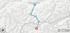  Trekking over de Alpen van Innsbruck naar Sterzing - 5 bestemmingen 