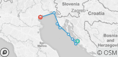  Segeln von Kroatien nach Italien - 8 Destinationen 