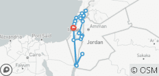  Hoogtepunten van het Heilige Land &amp; excursie naar Petra - 9 dagen - 25 bestemmingen 