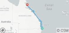  15-daagse Roo Tour: Byron Bay &gt; Cairns - 11 bestemmingen 
