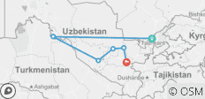  Uzbekistan Cultural Adventure Tour - 6 destinations 