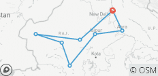  12 jours - Circuit privé de luxe du Triangle d\'Or avec Udaipur Jodhpur Jaisalmer Pushkar - 8 destinations 