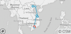  Vietnams Höhepunkte von Nord nach Süd - 14 Tage - 7 Destinationen 