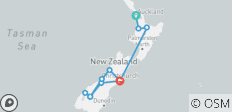  11-daagse Nieuw-Zeelands Mooiste - 11 bestemmingen 