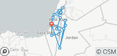  Hoogtepunten van Israël en Jordanië - 11 dagen - 26 bestemmingen 