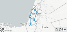  8 dagen hoogtepunten van Israël - 12 bestemmingen 