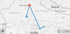  India tijgersafari-pakket - 10 bestemmingen 
