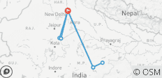  Forfait safari tigre en Inde - 8 destinations 