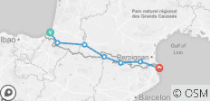  Geführte Motorradreise durch die Pyrenäen - 7 Destinationen 