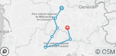  Auvergne &amp; Cevennen Motorradtour (geführt) - 9 Destinationen 