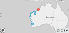  Wonders of the Pilbara and West Coast (2023/2024 Advance, 13 Days) - 9 destinations 