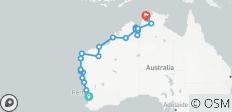  Wonders of the West Coast and Kimberley - 26 destinations 