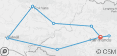  Circuit de 12 jours au Népal - 9 destinations 