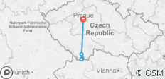  Vltava rivier Rafting/kanovaren - Bezoek aan Praag, Cesky Krumlov - max. 7 personen - 5 bestemmingen 