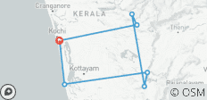  Serene Kerala Tour - 7 destinations 