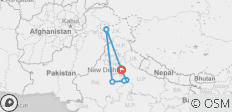  Goldenes Dreieck mit Srinagar - 7 Destinationen 