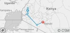 See Victoria- Kakamega Region - Masai Mara- Lake Naivasha - 4 Destinationen 