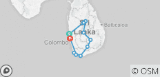  Die Schönheit Sri Lankas Entdeckungsreise - 10 Destinationen 
