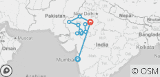  Rajasthan Rundreise inkl. Mumbai - 15 Destinationen 