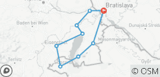  Cycling Eastern Austria: Lake Neusiedl &amp; Bratislava - 9 destinations 