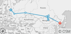  Kaiserliche Transsibirische Eisenbahne (Ende Wladiwostok) - 8 Destinationen 