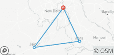  Four-Day Private Luxury Golden Triangle Tour to Agra and Jaipur From New Delhi - 5 destinations 