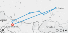  Budget Tibet Überlandreise (garantierte Durchführung) - 7 Destinationen 