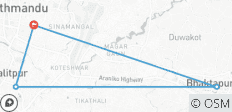  Tempel in Kathmandu - 2 Tage - 4 Destinationen 