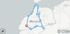  Marokko ab Marrakesch - 9 Tage - 18 Destinationen 