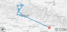  Ruta en moto por el Bajo Mustang -8 días - 12 destinos 