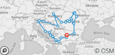  Balkan Kleingruppenreise ab Sofia - 21 Tage - 37 Destinationen 