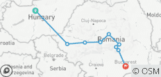  4-daagse rondreis door Transylvanië van Boedapest naar Boekarest - 9 bestemmingen 