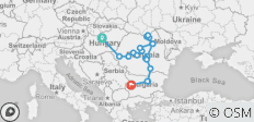  Von Budapest nach Sofia mit Siebenbürgen &amp; Bukowina - 9 Tage - 19 Destinationen 