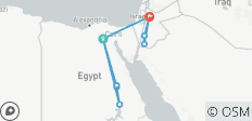  Pauschalreise 12 Tage 11 Nächte nach Kairo, Luxor, Assuan &amp; Petra Rundreise - 11 Destinationen 