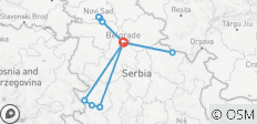  Das Beste von Serbien in einer Woche - 11 Destinationen 