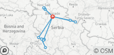  Das Beste von Serbien in einer Woche Kleingruppenreise - 16 Destinationen 