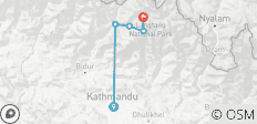  Excursionismo por el valle de Langtang - 5 destinos 