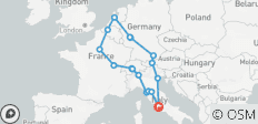  Europe Escape - 12 dagen - 17 bestemmingen 
