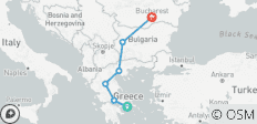  D\'Athènes à la Transylvanie - 6 destinations 