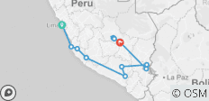  Tourist Package Lima - Paracas - Islas Ballestas - Ica - Nazca - 13 destinations 