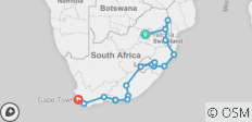  Kruger nach Kapstadt Camping (20 Tage) - 18 Destinationen 
