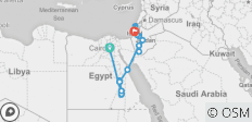  Pyramiden, Petra, Gelobtes Land mit Kreuzfahrt - 19 Tage - 21 Destinationen 