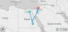  Route vers la Jordanie avec croisière - 16 jours - 17 destinations 