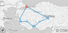  Türkei (Privatrundreise) - 14 Tage - 14 Destinationen 